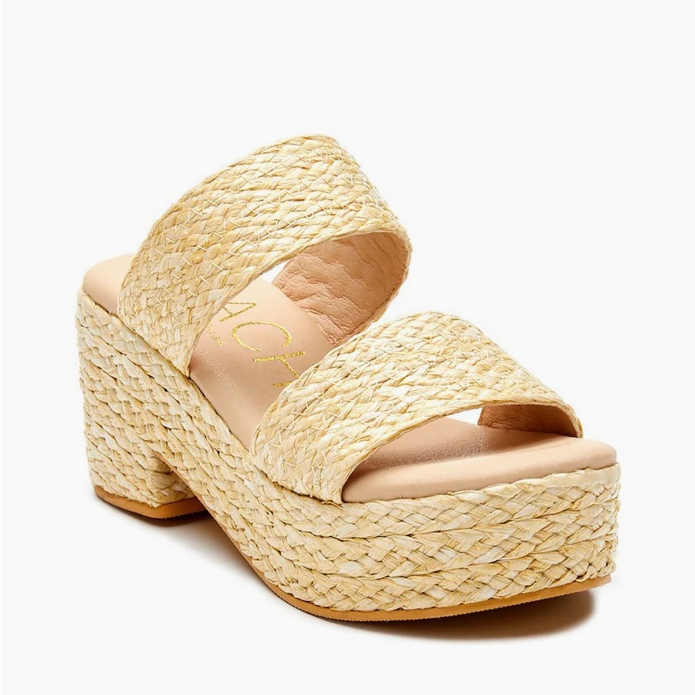 Tuckernuck Beach by Matisse Natural Ocean Ave Platform Sandals